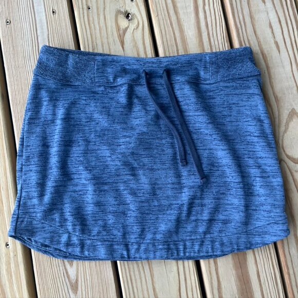 Athleta Downplay skirt style 475246 Charcoal Heathered Blue Size Medium